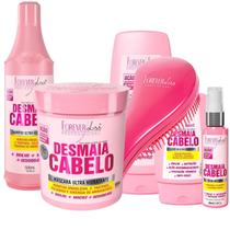 Kit Forever Liss Desmaia Cabelo e Escova Desembaraçadora Kit Forever Liss Desmaia Cabelo e Escova Desembaraçadora