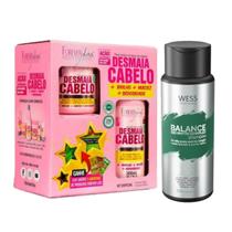 Kit Forever Liss Desmaia Cabelo + Wess Balance Shampoo250ml