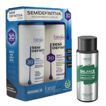 Kit Forever Liss Semi Definitiva + Wess Balance Cond. 250ml