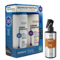 Kit Forever Liss Semi Definitiva + Wess Finish 250ml