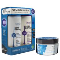 Kit Forever Liss Semi Definitiva + Wess Mask Repair 180g