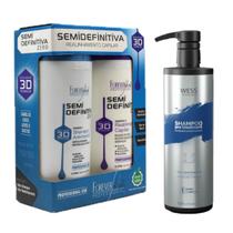 Kit Forever Liss Semi Definitiva + Wess Nano Passo 1 - 500ml