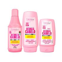 Kit Forever Liss Shampoo Condicionador Leave-in Desmaia