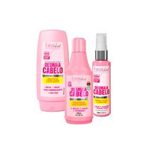 Kit Forever Liss Shampoo Condicionador Sérum Desmaia Cabelo Kit Forever Liss Shampoo Condicionador Sérum Desmaia Cabelo