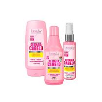 Kit Forever Liss Shampoo Condicionador Sérum Desmaia Cabelo Kit Forever Liss Shampoo Condicionador Sérum Desmaia Cabelo
