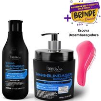 Kit Forever Liss Shampoo e Máscara Blindagem Capilar