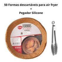 Kit Forma Airfryer 16cm Red 50 Pçs Com Pegador Silicone - Clink