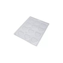 Kit forma de acetato bombom coração 4g cod 1153 com 5 unidades Bwb
