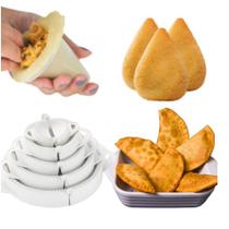 Kit Forma de Coxinha e Forma Molde Pastel Salgados Risole Kit Forma de Coxinha e Forma Molde Pastel Salgados Risole