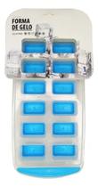 kit Forma de Gelo de Silicone e Plástico - 3 cores