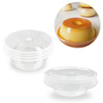 Kit Forma De Pudim Pequena C/ tampa 8,5x3cm 300 Unidades Kit Forma De Pudim Pequena C/ tampa 8,5x3cm 300 Unidades
