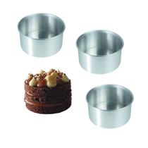 Kit Forma Mini Bolo Nº9 Fundo Fixo (9x5cm) - 3 Unid Kit Forma Mini Bolo Nº9 Fundo Fixo (9x5cm) - 3 Unid