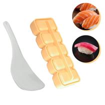 Kit Forma Molde De Comida Japonesa Sushi Sashimi Nigiri Niguiri + Colher de Arroz Japones - TMC