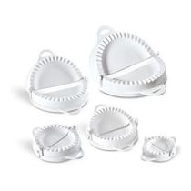 Kit Forma Para Pastel 5 Peças com Tamanhos Diferentes Modelador para Pastéis Ravioli Guioza e Salgad Kit Forma Para Pastel 5 Peças com Tamanhos Diferentes Modelador para Pastéis Ravioli Guioza e Salgad
