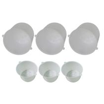 Kit Forma polietileno para queijo de 500g e 1kg 6 unidade