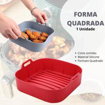 Kit Forma Silicone Airfryer Micro-Ondas Reutilizável Waffle - Escolha Seu Kit