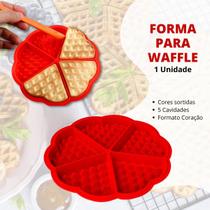 Kit Forma Silicone Airfryer Micro-Ondas Reutilizável Waffle - Escolha Seu Kit