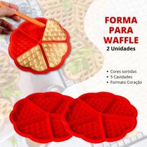 Kit Forma Silicone Airfryer Micro-Ondas Reutilizável Waffle - Escolha Seu Kit