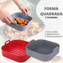 Kit Forma Silicone Airfryer Micro-Ondas Reutilizável Waffle - Escolha Seu Kit