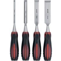 Kit Formão Olho de Tigre MTX 244329 4 Peças 65mn Aço Cr-V