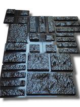 Kit Formas ABS 2mm - 28 Pedras Rúticas para Decoração
