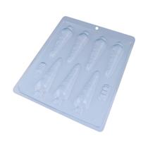 Kit formas de acetato cenouras cod 413 com 5 unidades Bwb BWB Kit formas de acetato cenouras cod 413 com 5 unidades Bwb BWB