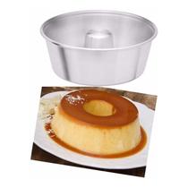 Kit Formas De Bolo Com Furo Redonda 16cm Aluminio 12 Und