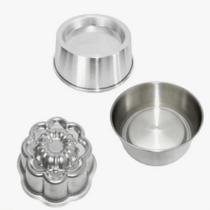 Kit Formas de Bolo Decoradas, Forma Redonda Ballerine + Forma Margarida