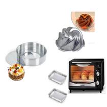 Kit Formas de Bolo, Forma Redonda Fundo Falso, Forma Bolo Vulcão + 2 Forma para Forno Elétrico