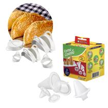 Kit Formas De Coxinha 3 Tamanhos P M G e Formas Molde De Pastel Risoles E Salgados 5 Tamanhos - Keita