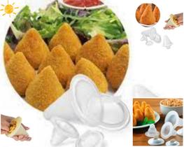 Kit Formas Forminhas Modeladora Molde Para Coxinha 3 Tamanhos Keita