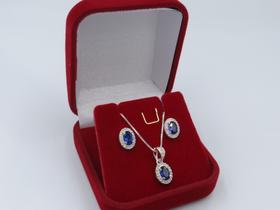 Kit Formatura Colar Brinco Prata 925 Oval Kit Formatura Colar Brinco Prata 925 Oval