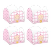 Kit forminha 4 pétalas estampada baby menina c/200un-nc toys