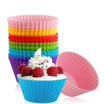 Kit Forminha De Silicone Cupcake 12 Peças Kit Forminha De Silicone Cupcake 12 Peças