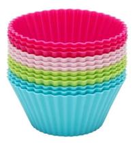 Kit Forminha de Silicone Cupcake 12 peças Kit Forminha de Silicone Cupcake 12 peças