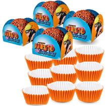 Kit forminhas 140 uni para doces festa Naruto Decoração Kit forminhas 140 uni para doces festa Naruto Decoração