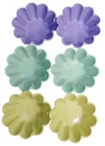 Kit Forminhas De Cupcake/Muffin em Silicone Flor 6pçs