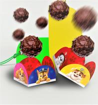 Kit forminhas para doces 150 uni Decoração Patrulha canina