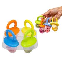 Kit Forminhas Para Picolé Sorvete 25ml Bebe 16288 - Buba