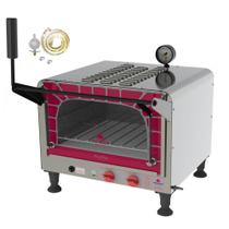 KIT - Forno Assador Refratário Gás PRP-400 Mini Chef + Kit Gás - Progás KIT - Forno Assador Refratário Gás PRP-400 Mini Chef + Kit Gás - Progás