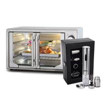 Kit Forno e Fryer French Door com Kit para Vinho Oster Kit Forno e Fryer French Door com Kit para Vinho Oster