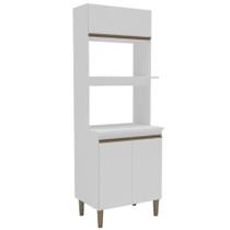 Kit Forno e Micro-Ondas Mademovel 2416 Margarida 3 Portas 200,5x70x51cm