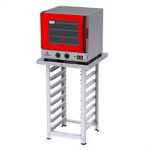 Kit Forno Elétrico Progás Turbo Fast Oven Vermelho PRP-004 G2 127V e Mesa de Suporte P40023 Kit Forno Elétrico Progás Turbo Fast Oven Vermelho PRP-004 G2 127V e Mesa de Suporte P40023