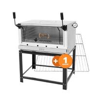 Kit - Forno Gás Industrial Roma Inox Firi90 + Grade Extra - Venâncio Kit - Forno Gás Industrial Roma Inox Firi90 + Grade Extra - Venâncio