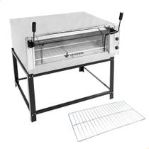 Kit Forno Industrial Venâncio Roma Elétrico Aço Inox Pedra Refratária 220v + Grelha Adicional FERI90 Kit Forno Industrial Venâncio Roma Elétrico Aço Inox Pedra Refratária 220v + Grelha Adicional FERI90