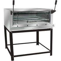 Kit Forno Industrial Venâncio Roma Inox 90 Cm com Pedra Refratária Gás GLP + Grelha Adicional FIRI90 Kit Forno Industrial Venâncio Roma Inox 90 Cm com Pedra Refratária Gás GLP + Grelha Adicional FIRI90