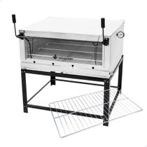 Kit Forno Industrial Venâncio Roma Inox 90 Cm com Pedra Refratária Gás GLP + Grelha Adicional FIRI90 Kit Forno Industrial Venâncio Roma Inox 90 Cm com Pedra Refratária Gás GLP + Grelha Adicional FIRI90