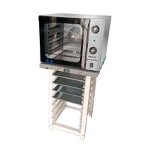 KIT - Forno Turbo Convector Smart Basic Inox FCSB4E 220v + Bancada Mes-004 + 4 Assadeiras - Venâncio KIT - Forno Turbo Convector Smart Basic Inox FCSB4E 220v + Bancada Mes-004 + 4 Assadeiras - Venâncio