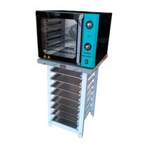 KIT - Forno Turbo Convector Smart Preto e Turquesa FCSB4E 220v + Bancada Mes-004 + 8 Assadeiras KIT - Forno Turbo Convector Smart Preto e Turquesa FCSB4E 220v + Bancada Mes-004 + 8 Assadeiras