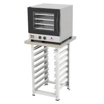 Kit Forno Turbo Eletrico Fast Oven Prp-004 G2 Preto 220V + Bancada Mes-004 - Progas Kit Forno Turbo Eletrico Fast Oven Prp-004 G2 Preto 220V + Bancada Mes-004 - Progas